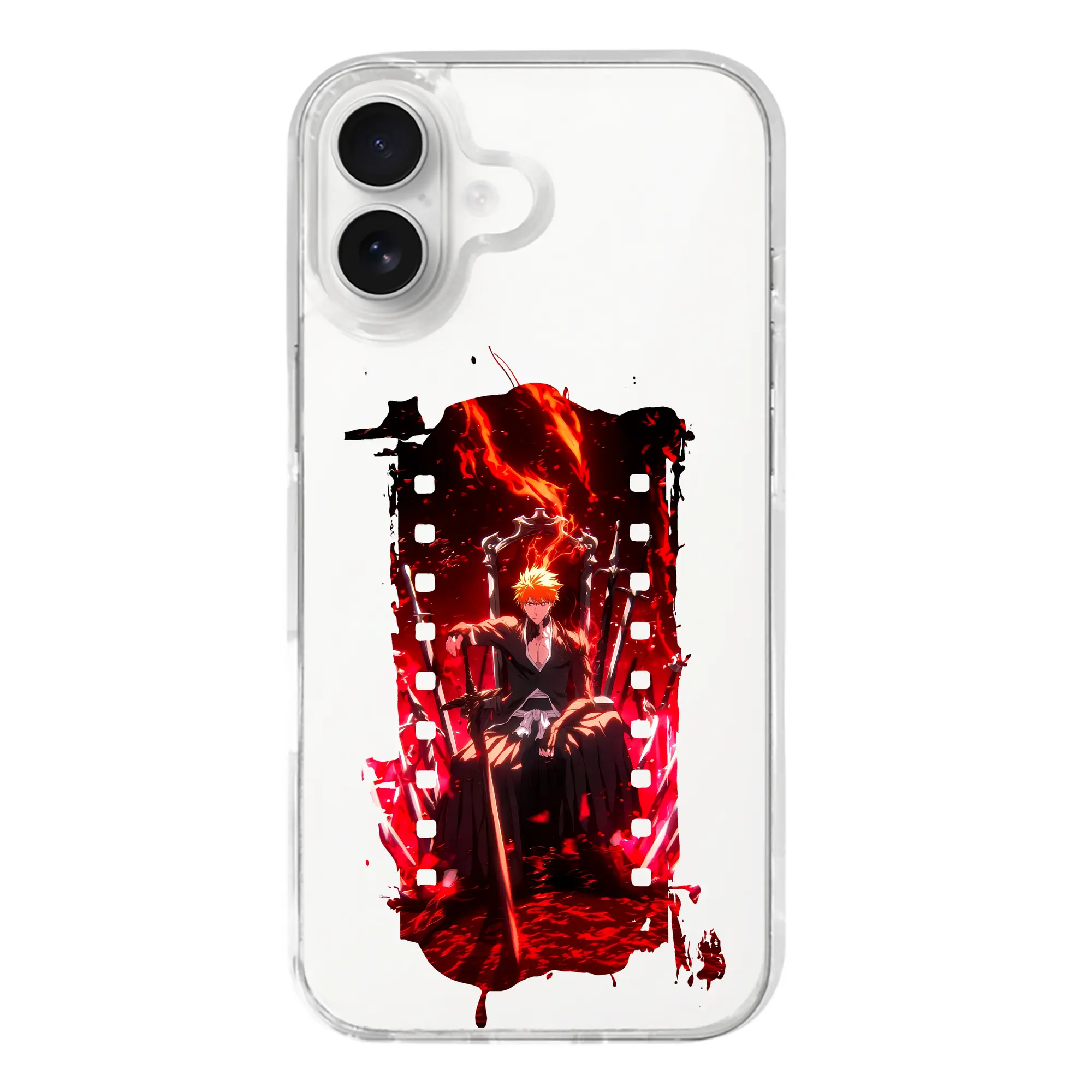 ブリーチ グッズ 黒崎 一護 - iPhone 17シリーズ 透明スマホケース – 薄型・耐衝撃・精密フィット保護カバー